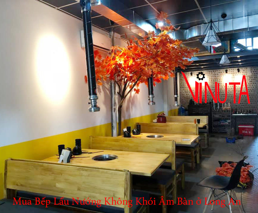 mua bếp lẩu nướng không khói âm bàn ở long an