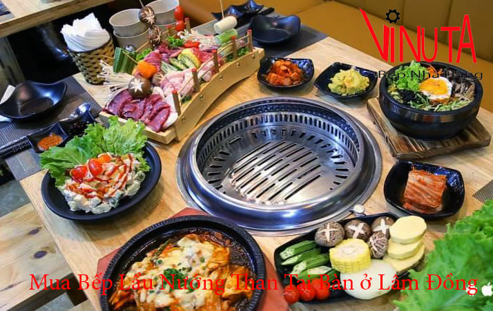 mua bếp lẩu nướng than tại bàn ở Lâm Đồng