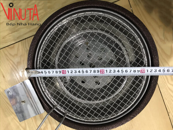 Bếp nướng than hoa âm bàn có quạt thổi than - Ảnh 12