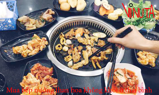 mua bếp nướng than hoa không khói ở thái bình