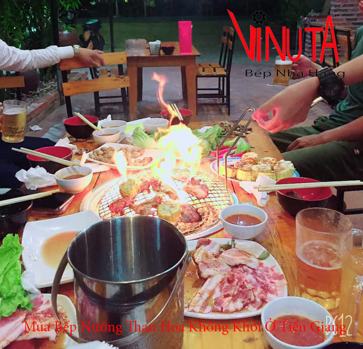 mua bếp nướng than hoa không khói ở tiền giang