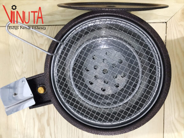 Bếp nướng than hoa âm bàn có quạt thổi than - Ảnh 5
