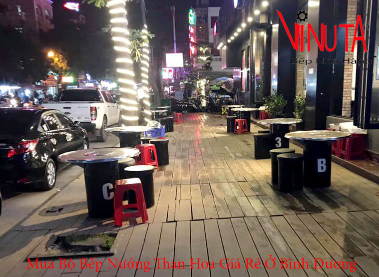 mua bộ bếp nướng than hoa giá rẻ ở bình dương