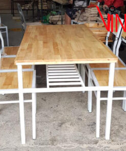 Alternative view of Mua| Mẫu chân bàn ăn bằng sắt hộp dùng cho nhà hàng, quán ăn uy tín chất lượng