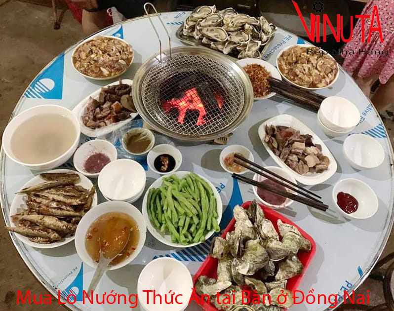 mua lò nướng thức ăn tại bàn ở đồng nai