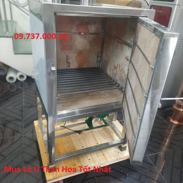 Lò ủ than bếp nướng BBQ, lò ủ than hoa không khói, tủ mồi, giữ nhiệt than - Ảnh 6
