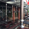 mua ống Hút khói màu cafe kèm chao đèn bếp nướng than hoa hút khói dương