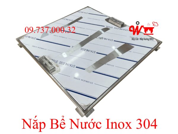 Nắp bể nước ngầm, âm sàn, inox 304, nắp đậy bể nước trong nhà - Ảnh 23