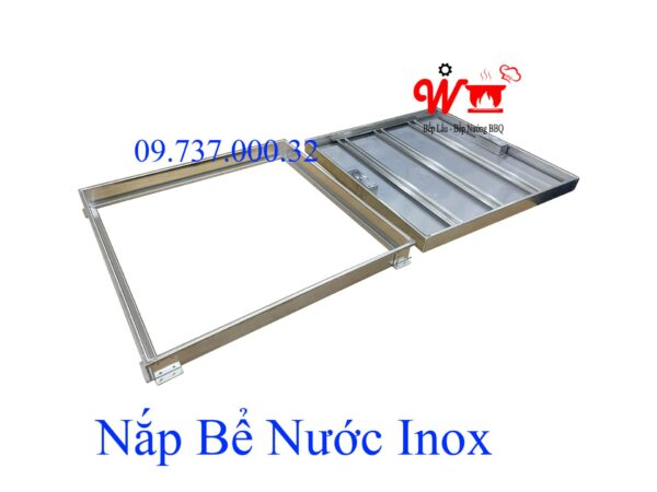 Nắp bể nước ngầm, âm sàn, inox 304, nắp đậy bể nước trong nhà - Ảnh 25