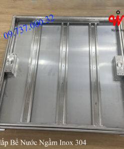 Nắp bể nước ngầm 60x60 cm, inox 304, chống thấm nước, ngăn mùi