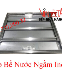 Nắp bể nước ngầm, âm sàn, inox 304, nắp đậy bể nước trong nhà