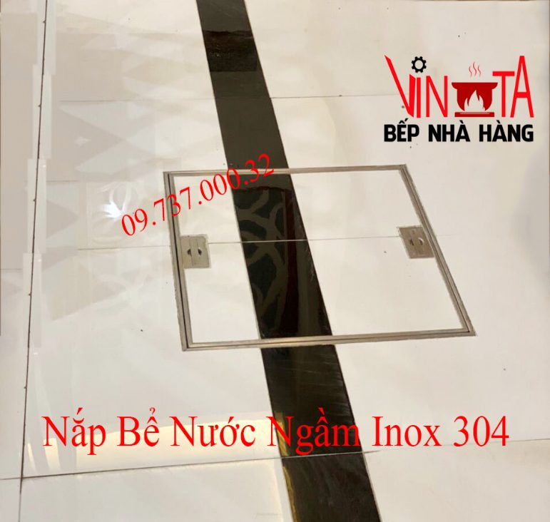 nắp bể nước ngầm inox 304 chất lượng