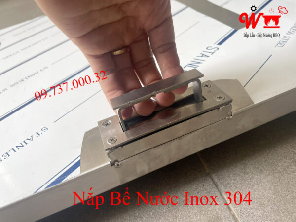 Nắp bể nước ngầm, âm sàn, inox 304, nắp đậy bể nước trong nhà - Ảnh 19