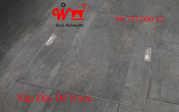 Nắp bể nước ngầm, âm sàn, inox 304, nắp đậy bể nước trong nhà - Ảnh 10