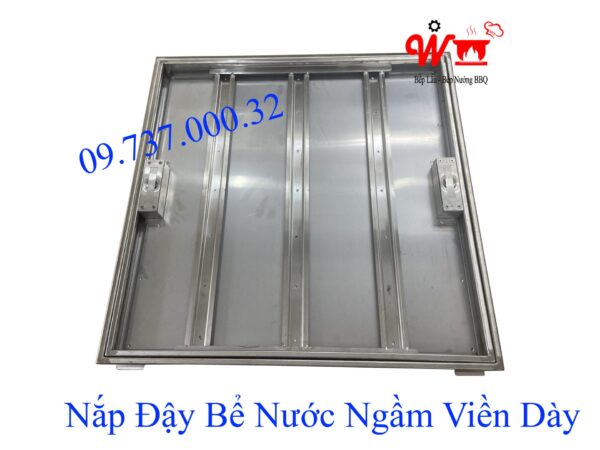 Nắp bể nước ngầm, âm sàn, inox 304, nắp đậy bể nước trong nhà - Ảnh 27