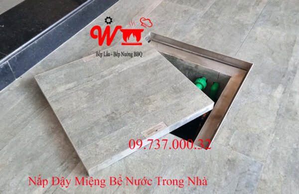 Nắp bể nước ngầm, âm sàn, inox 304, nắp đậy bể nước trong nhà - Ảnh 21