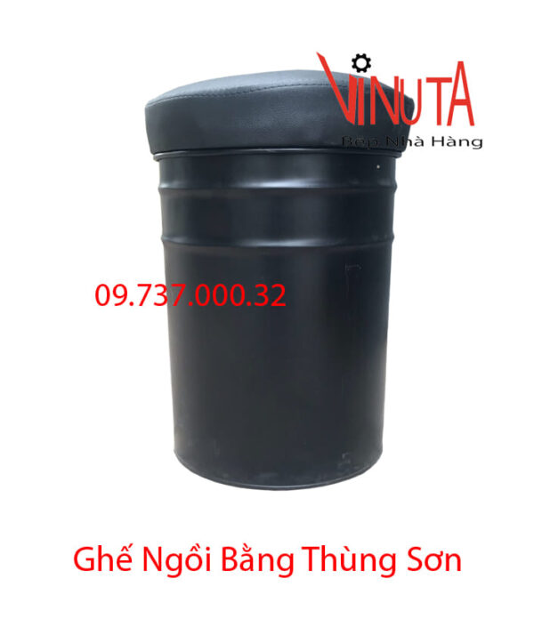 ghế thùng phuy | ghế ngồi hình trụ tròn | ghế ngồi bằng thùng phi giá rẻ - Ảnh 3