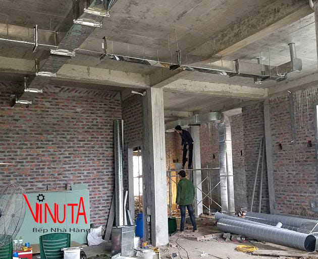 nhận làm hệ thống hút khói bếp nướng than hoa hàn quốc tại thái nguyên