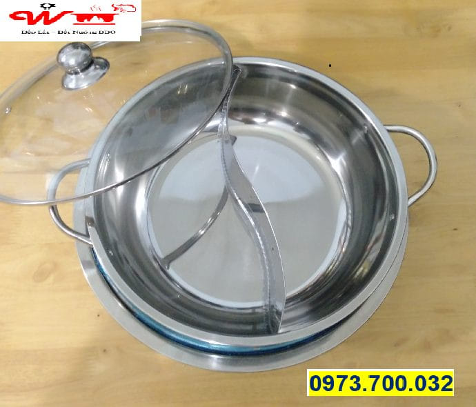 Xoong nấu lẩu 2 vị