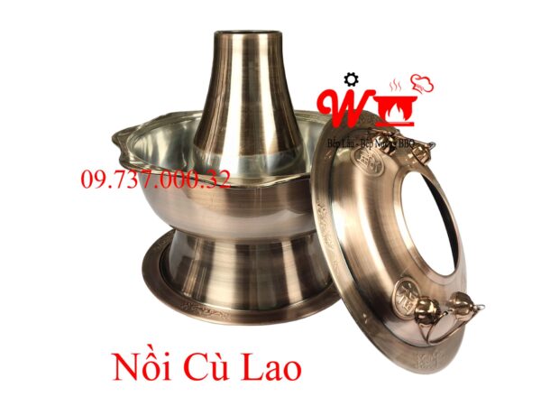 Nồi nấu lẩu cù lao inox 304, lẩu cá dân ích, nồi nấu lẩu bằng than - Ảnh 13