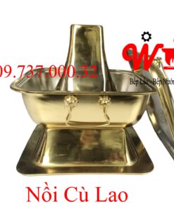 Nồi nấu lẩu cù lao inox 304, lẩu cá dân ích, nồi nấu lẩu bằng than