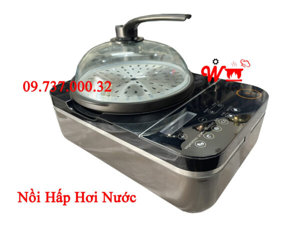Bếp Lẩu Hơi Nước, Nồi nấu chín thức ăn bằng hơi nước chang kang kung - Ảnh 6