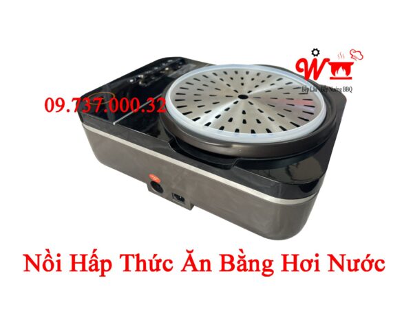 Bếp Lẩu Hơi Nước, Nồi nấu chín thức ăn bằng hơi nước chang kang kung - Ảnh 7