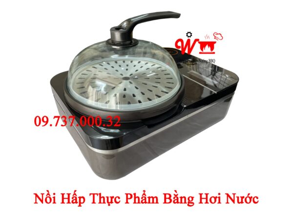 Bếp Lẩu Hơi Nước, Nồi nấu chín thức ăn bằng hơi nước chang kang kung - Ảnh 8