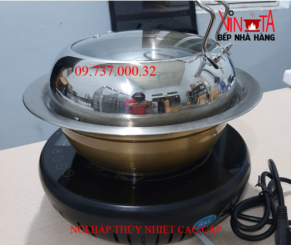 nồi lẩu hơi (hấp cách thủy) cao cấp