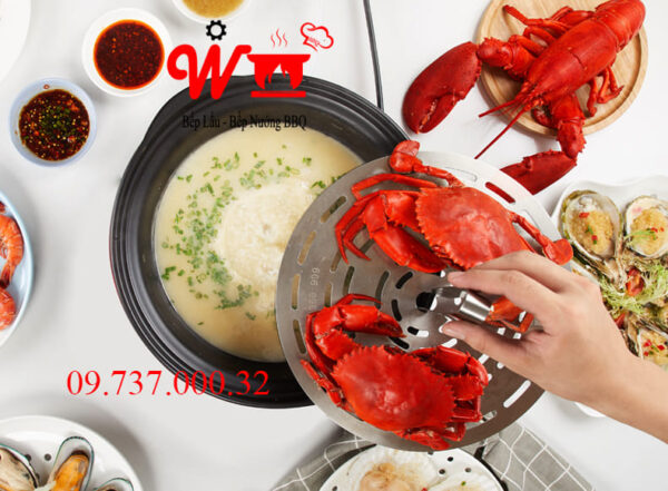 Bếp lẩu hơi gia đình, nồi lẩu tỳ hưu, lẩu hơi nước, sauna, hấp cách thủy rẻ - Ảnh 15