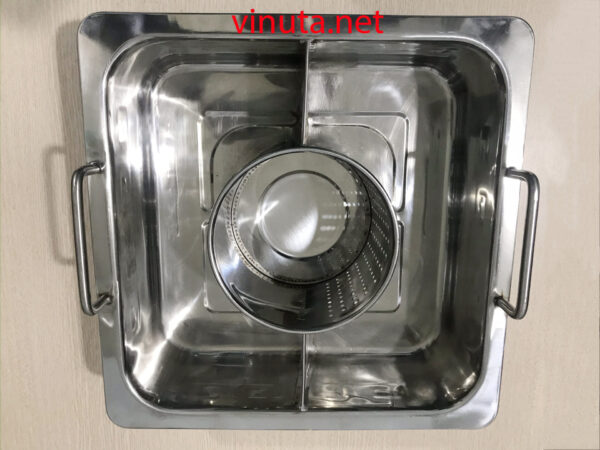Nồi Lẩu Inox Ba Ngăn - Ảnh 3