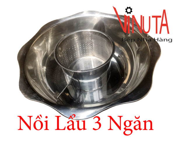 Mua nồi lẩu inox hình tròn 3 ngăn, bảo đảm uy tín, chất lượng, giá rẻ - Ảnh 6