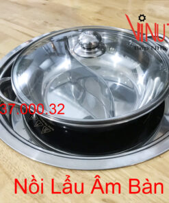 nồi lẩu âm bàn | bộ bếp lẩu tròn âm bàn nhà hàng, quán ăn giá rẻ, uy tín, chất lượng