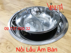 nồi lẩu âm bàn | bộ bếp lẩu tròn âm bàn nhà hàng, quán ăn giá rẻ, uy tín, chất lượng