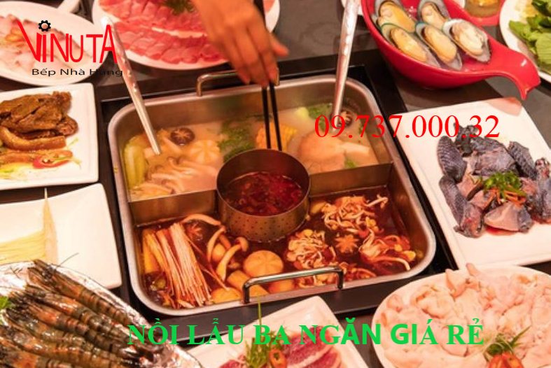 nồi lẩu ba ngăn giá rẻ