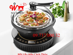 Nồi lẩu hấp cách thủy, bếp lẩu hơi gia đình tại Sài Gòn, giá rẻ, chất lượng