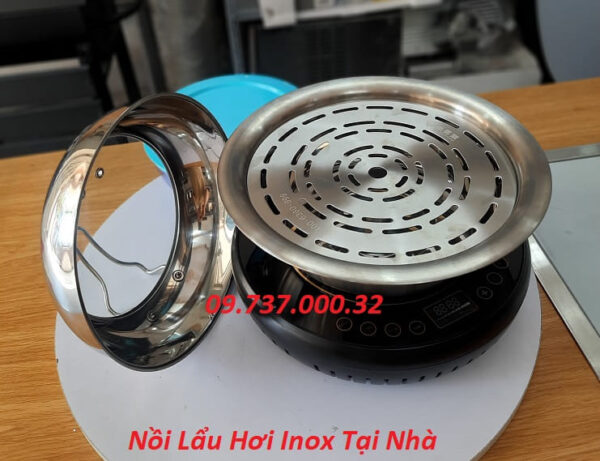Nồi hấp thủy nhiệt gia đình, nồi lẩu hơi inox tại nhà giá rẻ, chất lượng - Ảnh 6