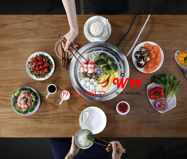 Bếp lẩu hơi gia đình, nồi lẩu tỳ hưu, lẩu hơi nước, sauna, hấp cách thủy rẻ - Ảnh 18