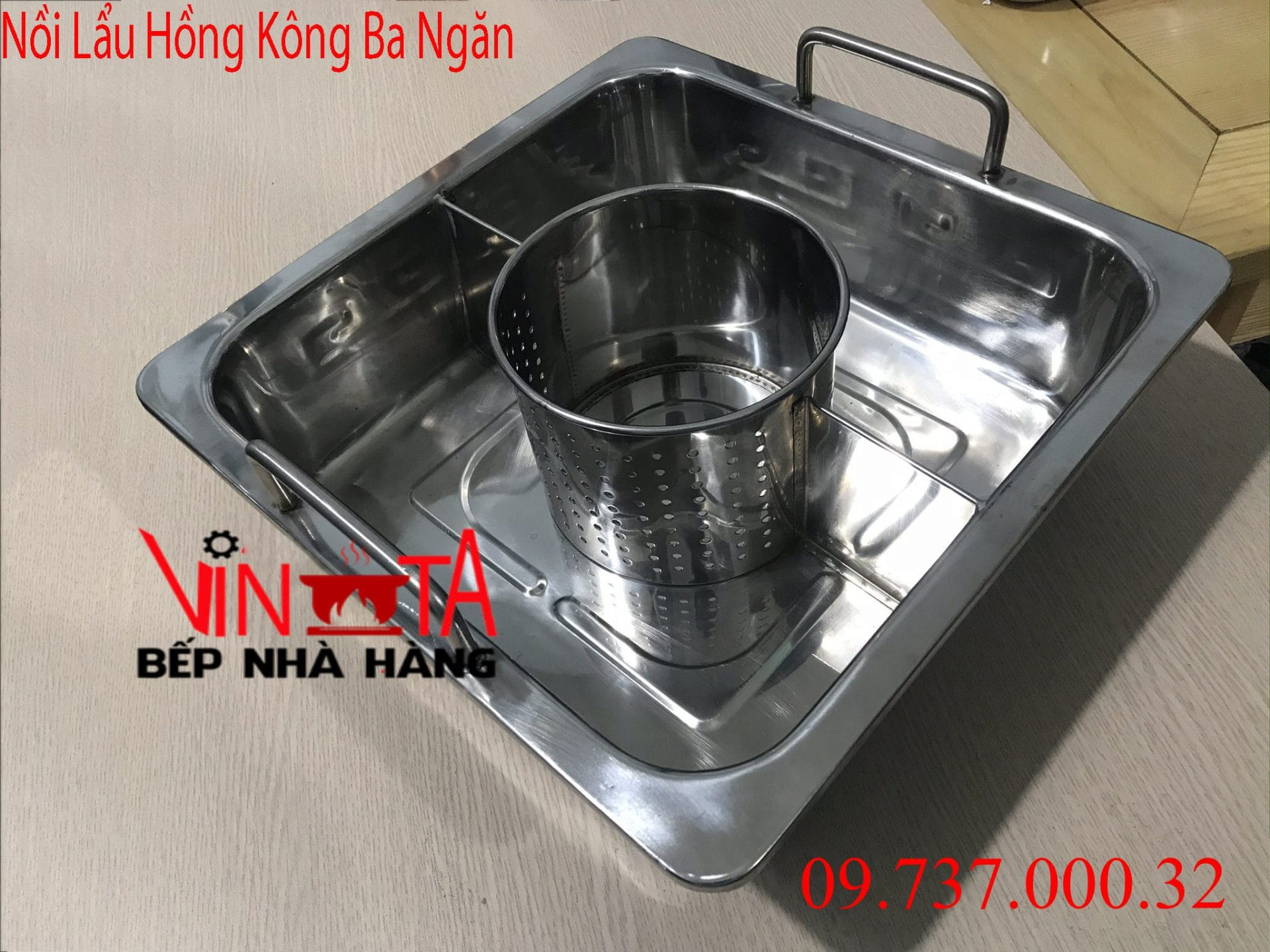 nồi lẩu hồng kong ba ngăn