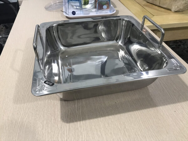 Nồi Lẩu Inox 1 Ngăn, Xoong nấu lẩu inox 1 ngăn hình vuông giá rẻ uy tín, chất lượng - Ảnh 2