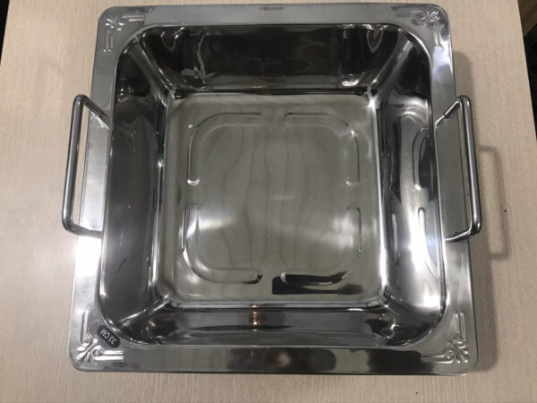 Nồi Lẩu Inox 1 Ngăn, Xoong nấu lẩu inox 1 ngăn hình vuông giá rẻ uy tín, chất lượng