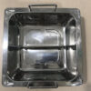 Nồi Lẩu Inox 2 Ngăn | xoong nấu lẩu inox 2 đáy riêng biệt hình vuông giá rẻ