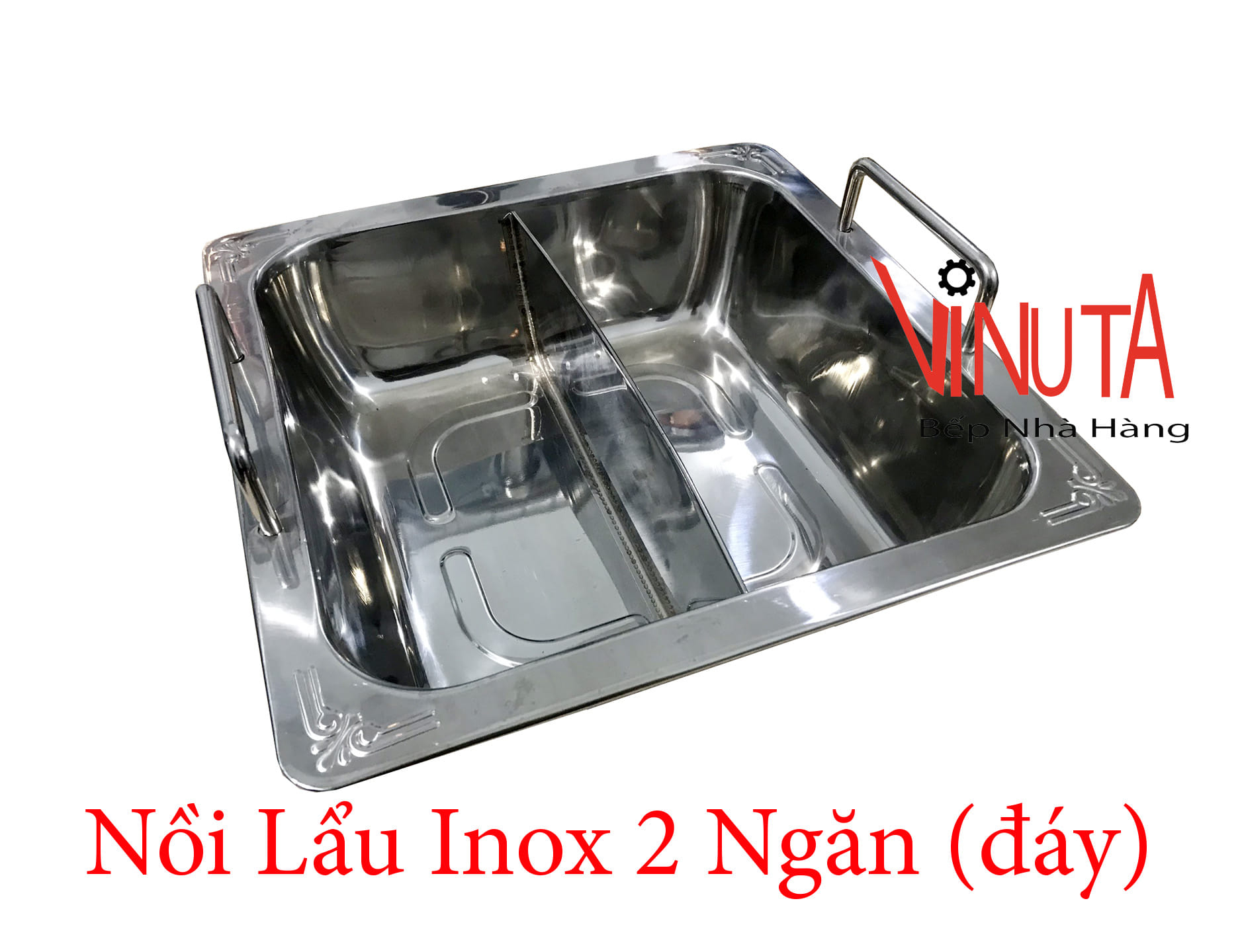 nồi lẩu inox 2 ngăn