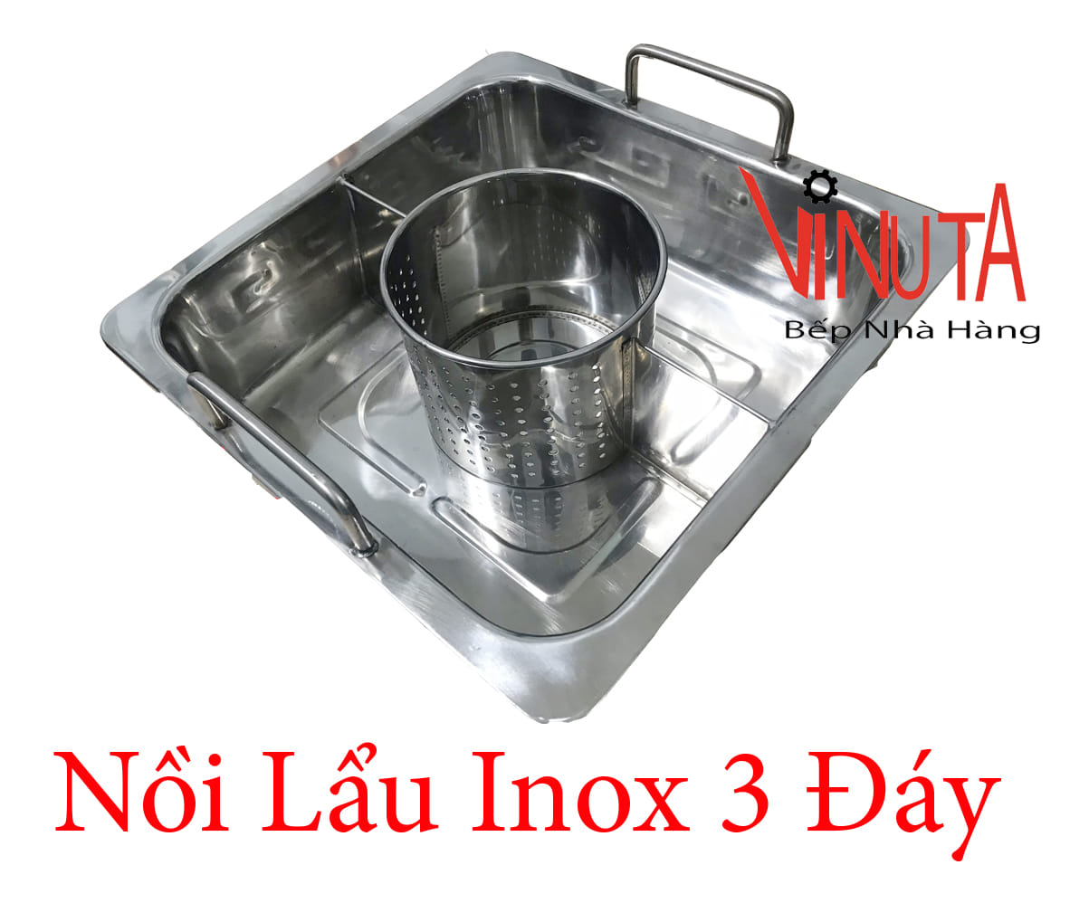nồi lẩu inox 3 đáy