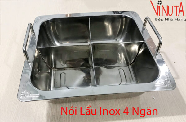 Nồi Lẩu Inox Bốn Ngăn - Ảnh 4