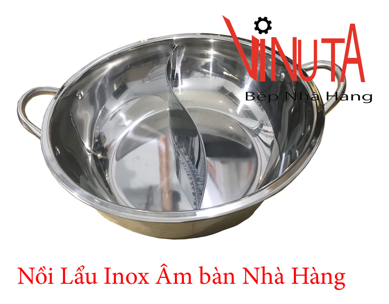nồi lẩu inox âm bàn nhà hàng