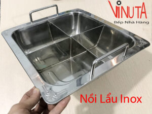Nồi Lẩu Inox Bốn Ngăn