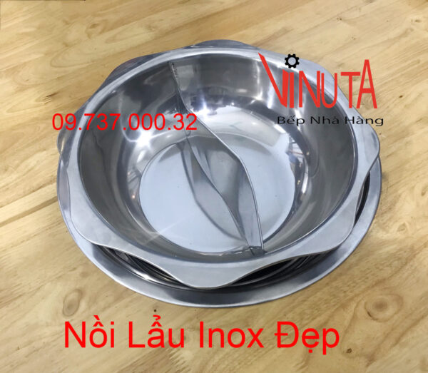 bếp lẩu inox 2 ngăn | bộ bếp lẩu inox 2 ngăn nhà, hotpot, lẩu âm dương giá rẻ - Ảnh 8