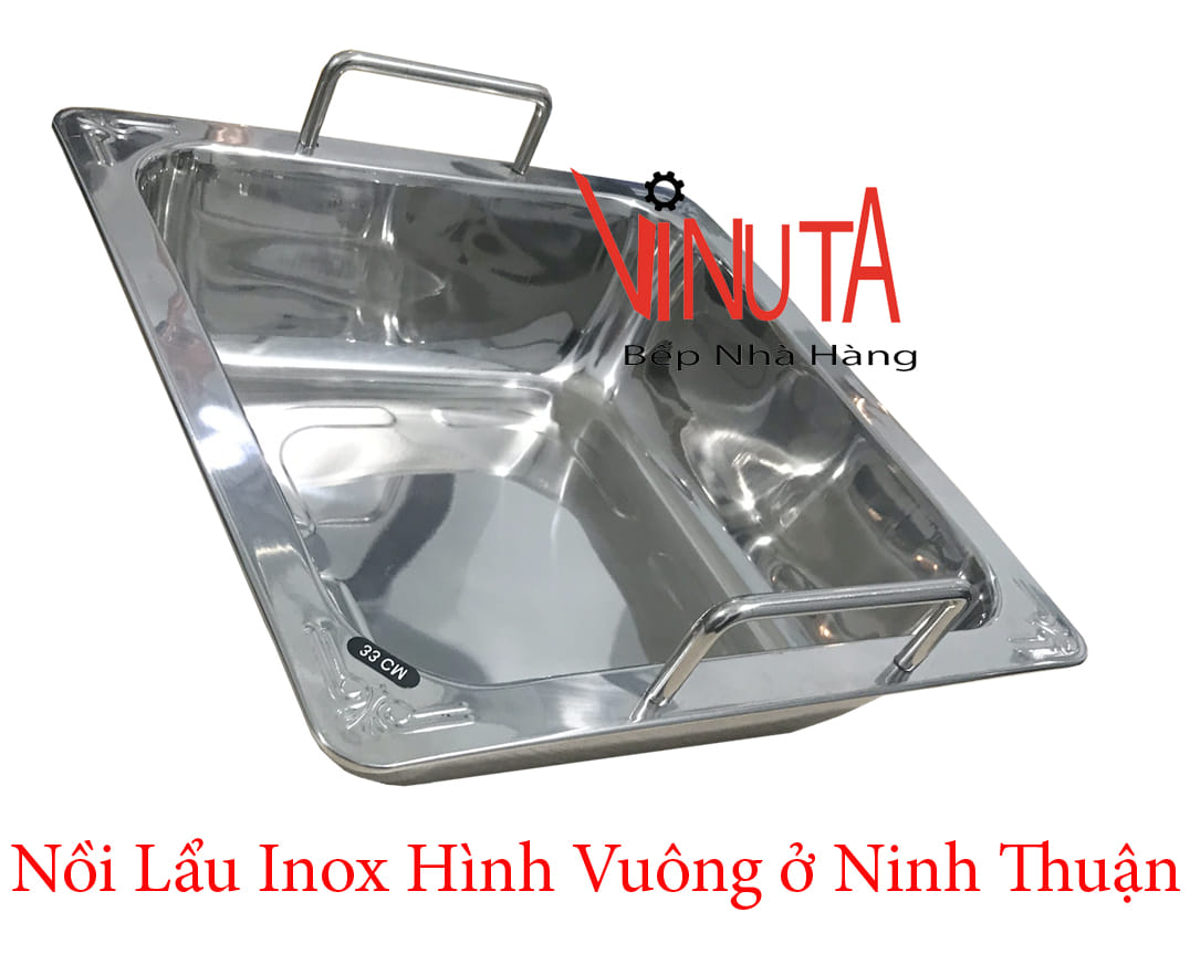 nồi lẩu inox hình vuông ở ninh thuận