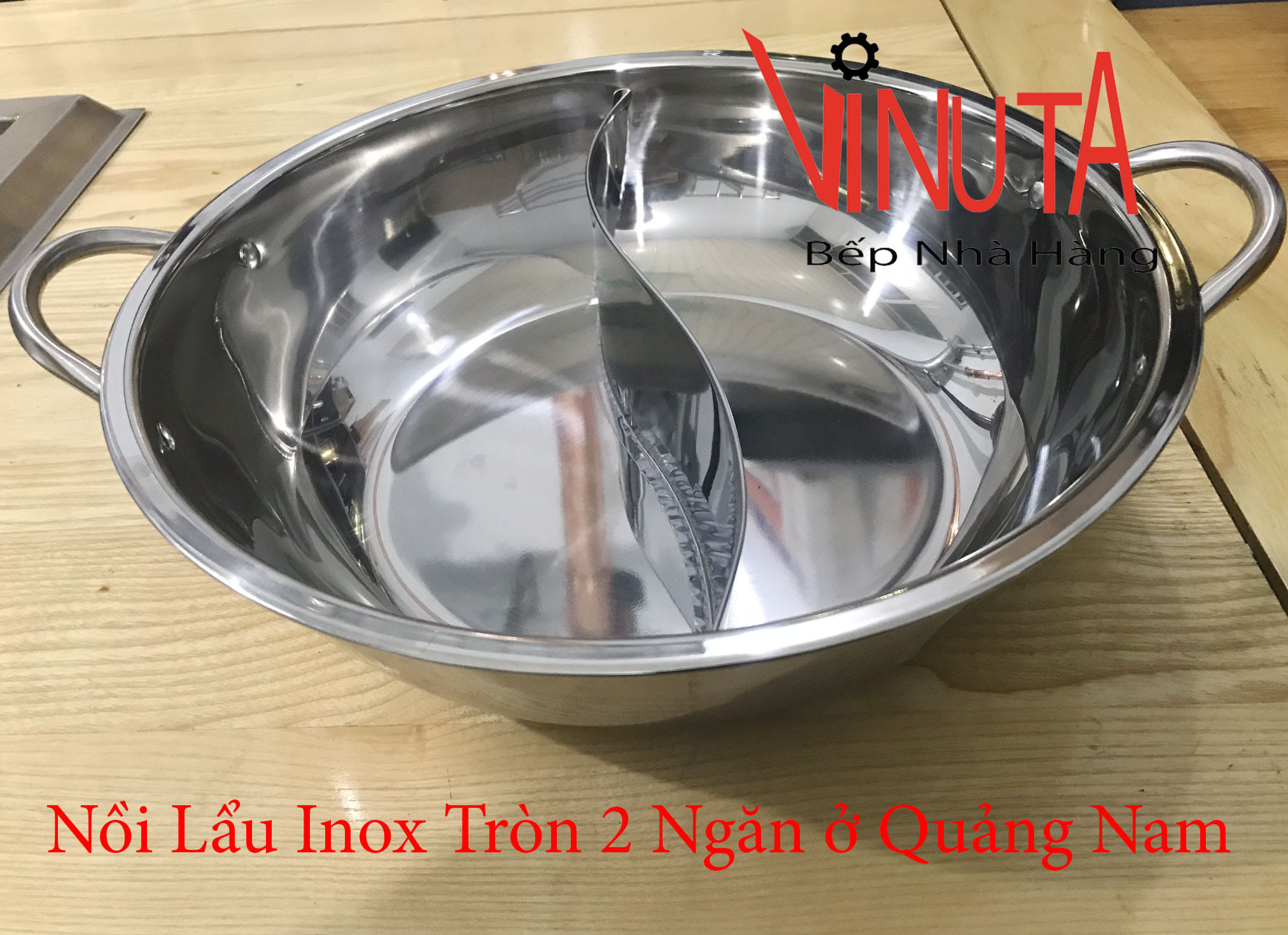 nồi lẩu inox tròn 2 ngăn ở quảng nam